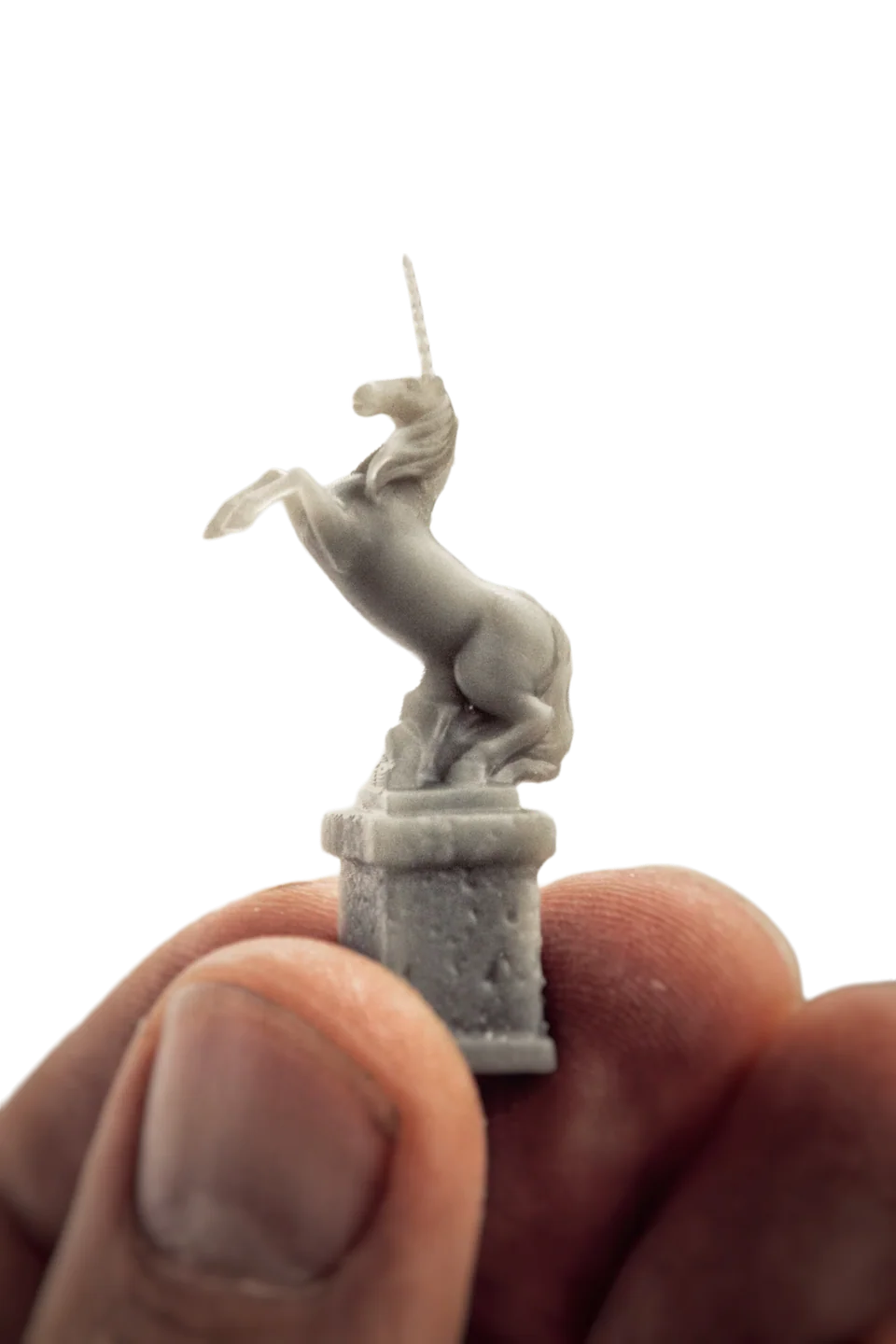 Einhorn · Miniatur in der Hand