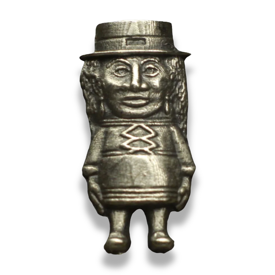 Ansteckpin Frau Zwerg